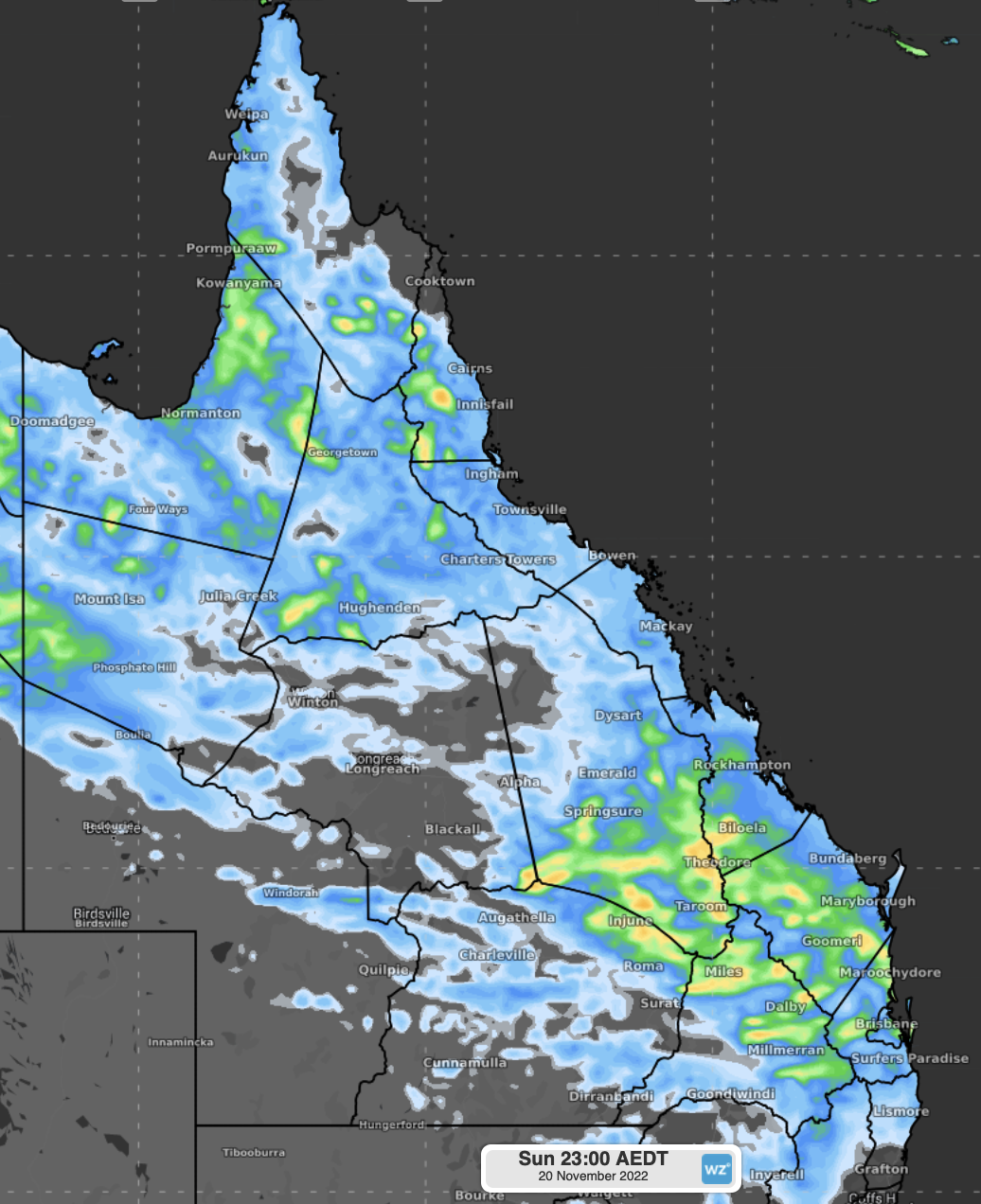 Hot and stormy Brisbane